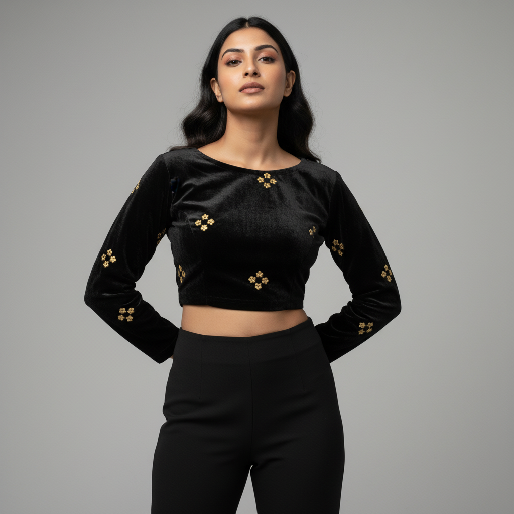 Full sleeve Embroidery Blouse