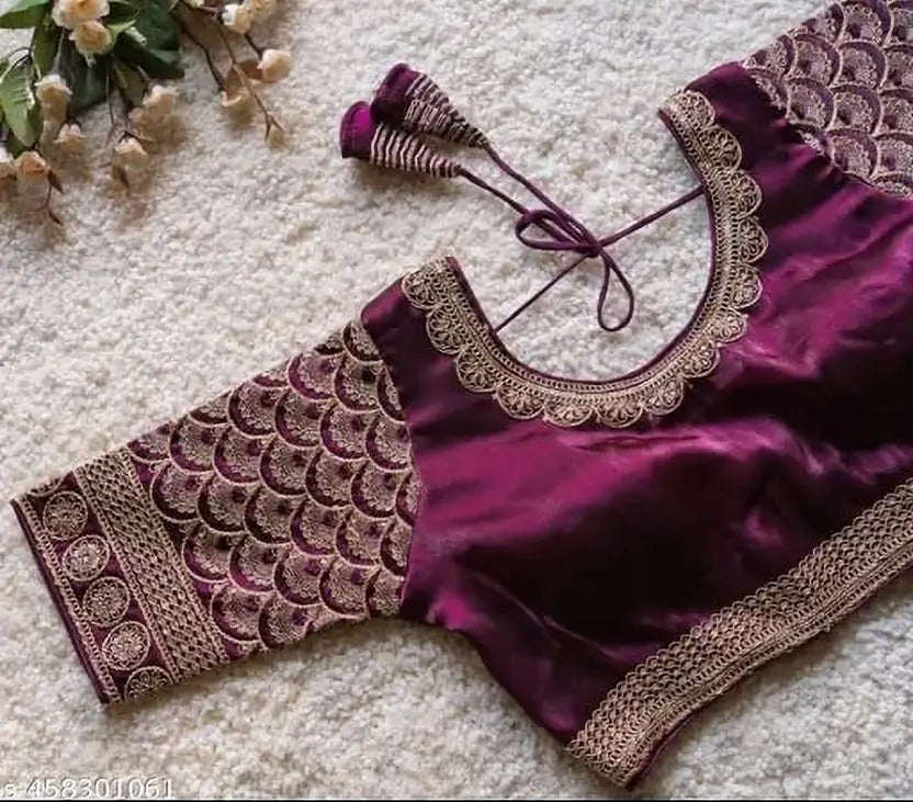 Designer Round-neck Blouse