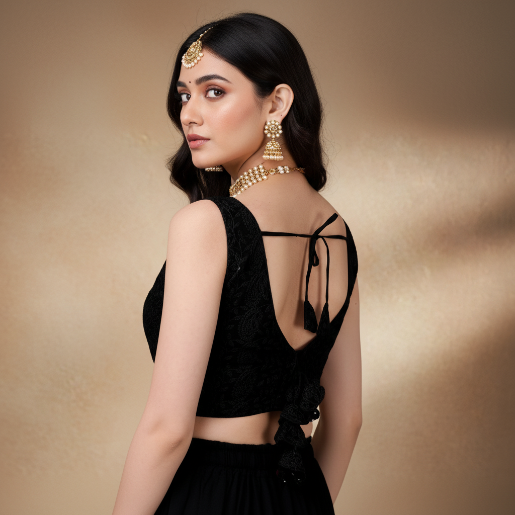 V-Neck Sleeveless Blouse