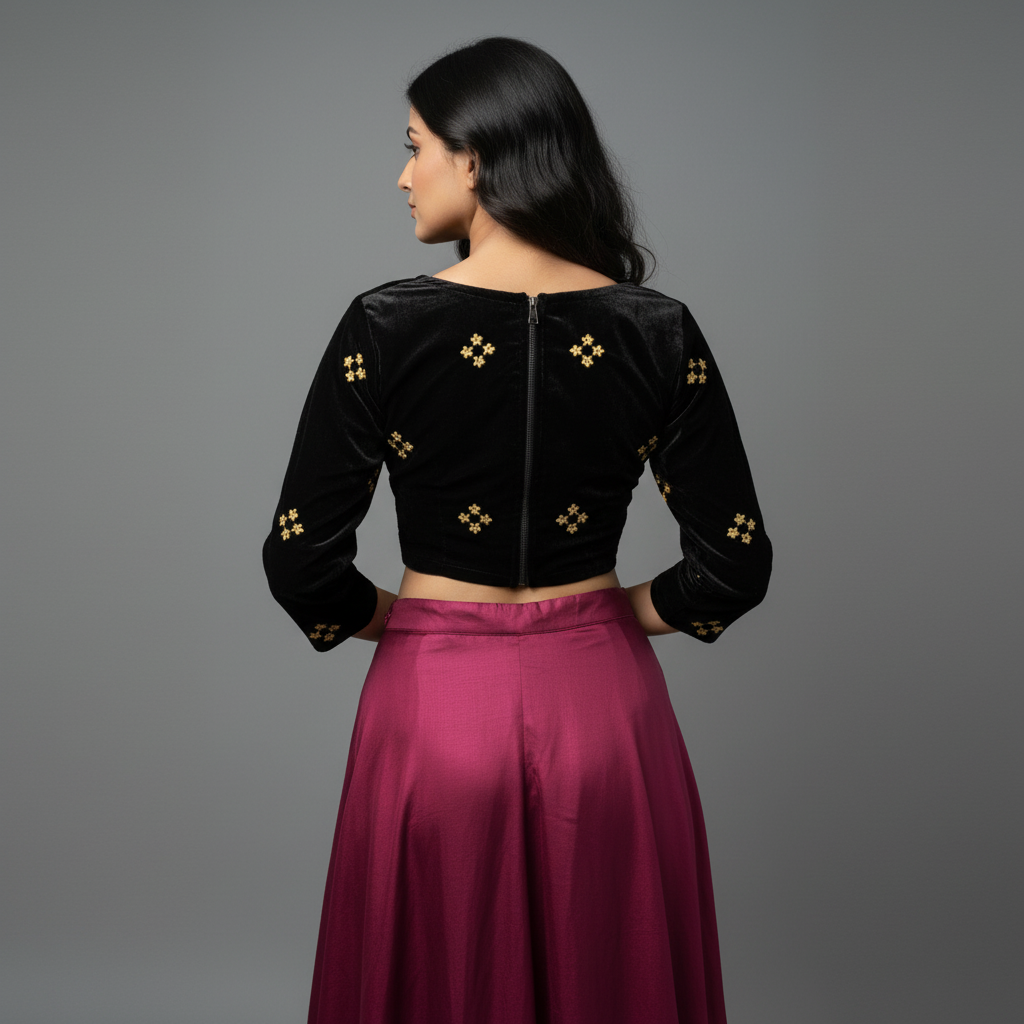 Full sleeve Embroidery Blouse