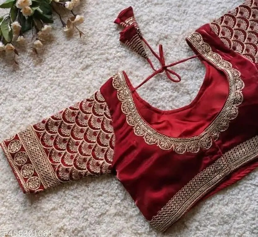 Designer Round-neck Blouse