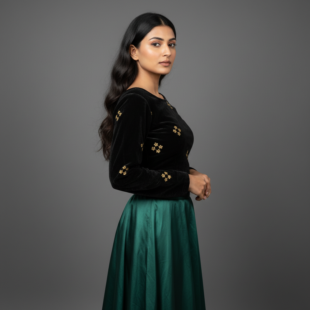 Full sleeve Embroidery Blouse