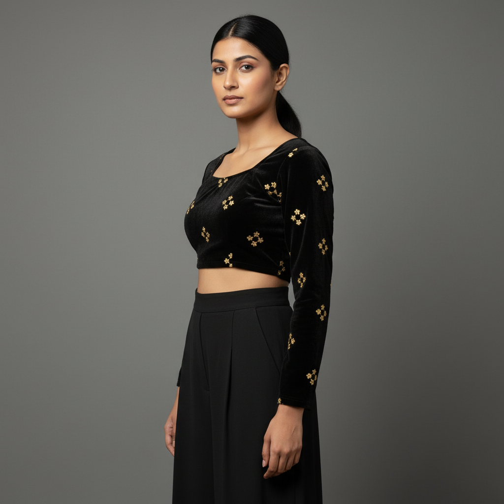 Full sleeve Embroidery Blouse