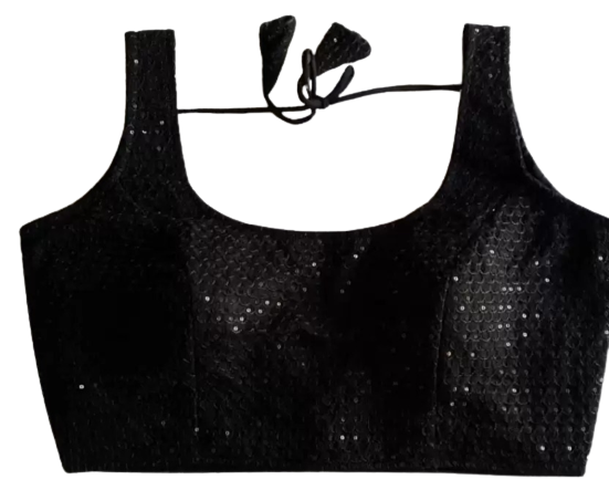 Deep Back Sleeveless Blouse