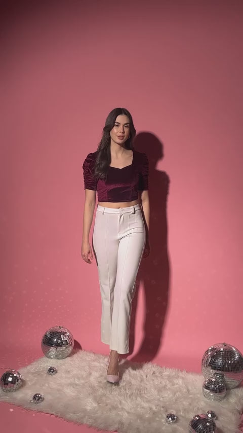 Sweetheart Neck Stretchable Velvet Saree Blouse for All Occasions