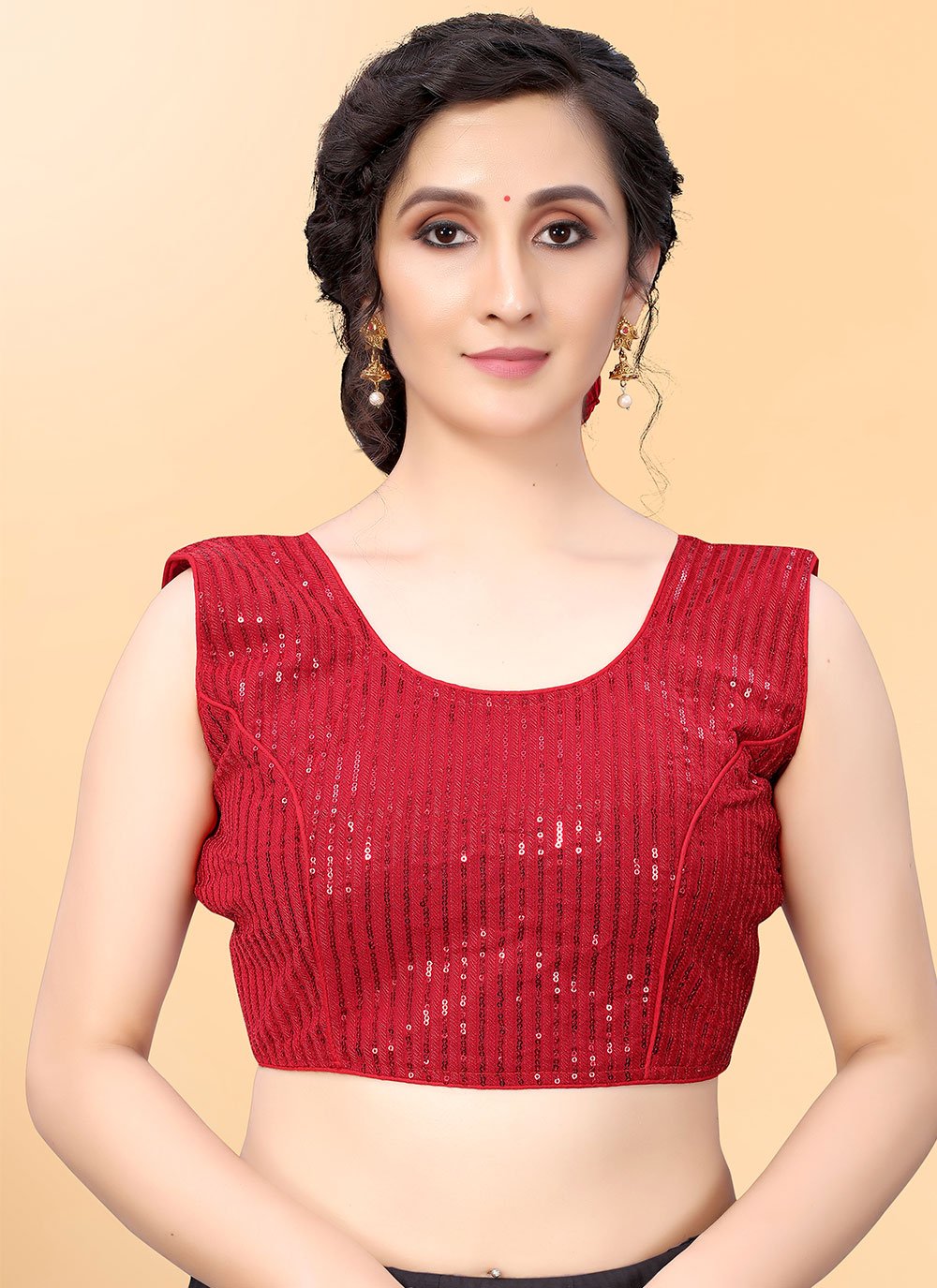 Georgette Sleeveless Blouse For Women