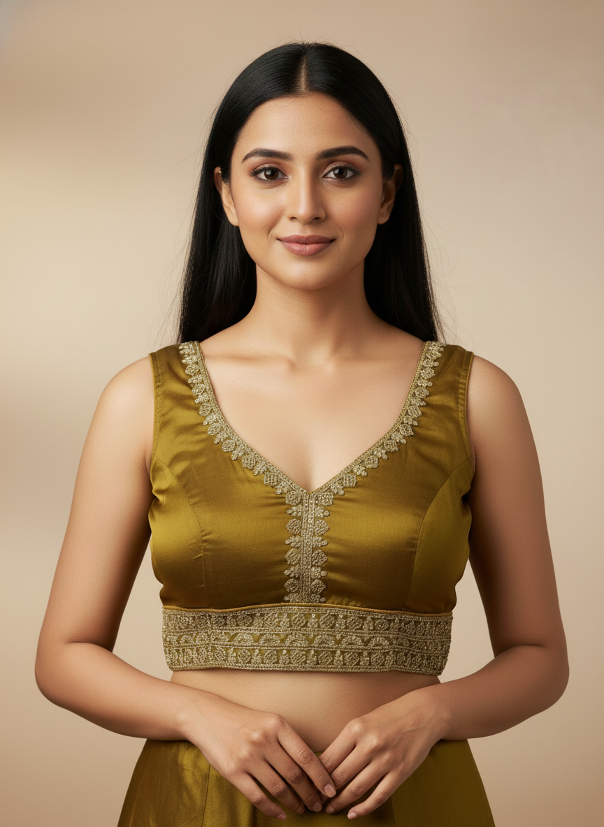 Designer Sleeveless Blouse