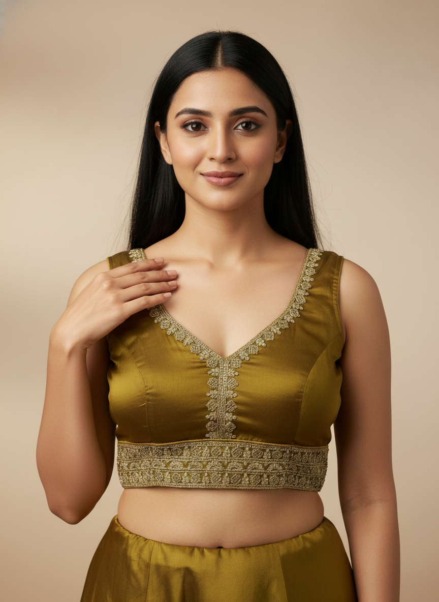 Designer Sleeveless Blouse